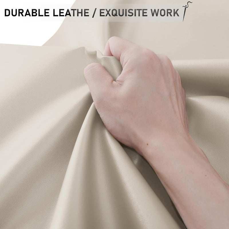 YAFLC Self Adhesive Leather Repair Tape Kit, 4"x 63" Leather Repair Patch for Furniture, Leather Repair Patch for Car seat, Sofas, Couch, Boat Seat Apricot - Image 2